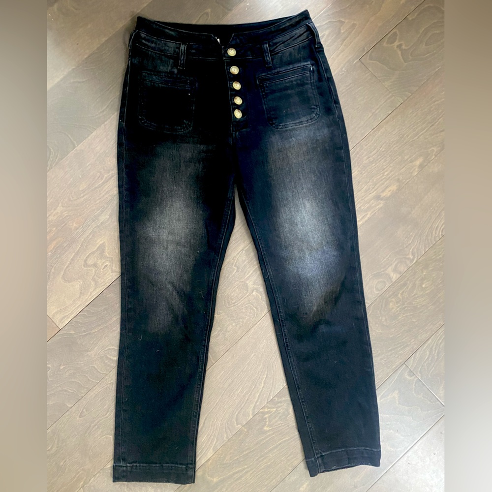 Anthropologie High-Rise Straight Jeans